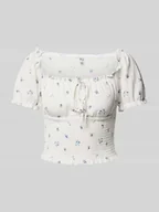 Koszulki i topy damskie - Top na ramiączkach o kroju regular fit ze wzorem na całej powierzchni model ‘HILLARY’ - miniaturka - grafika 1