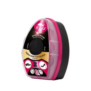 Emu Gąbka Nabłyszczająca Do Obuwia Z Pastą Czarna - Środki do obuwia i ubrań - miniaturka - grafika 1