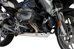 Puig 21574P Osłona skrzyni korbowej, srebrna - Części motocyklowe - miniaturka - grafika 1