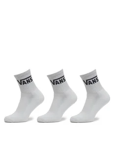 Vans Zestaw 3 par wysokich skarpet męskich Classic VN000BHX Biały - Skarpetki męskie - miniaturka - grafika 1