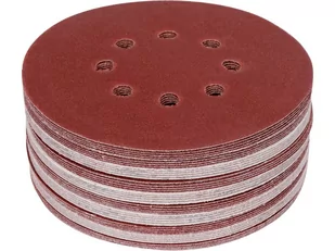 KRĄŻEK ŚCIERNY NA RZEP 8 OTWORÓW, P120 150MM 50SZT. - Materiały ścierne - miniaturka - grafika 1