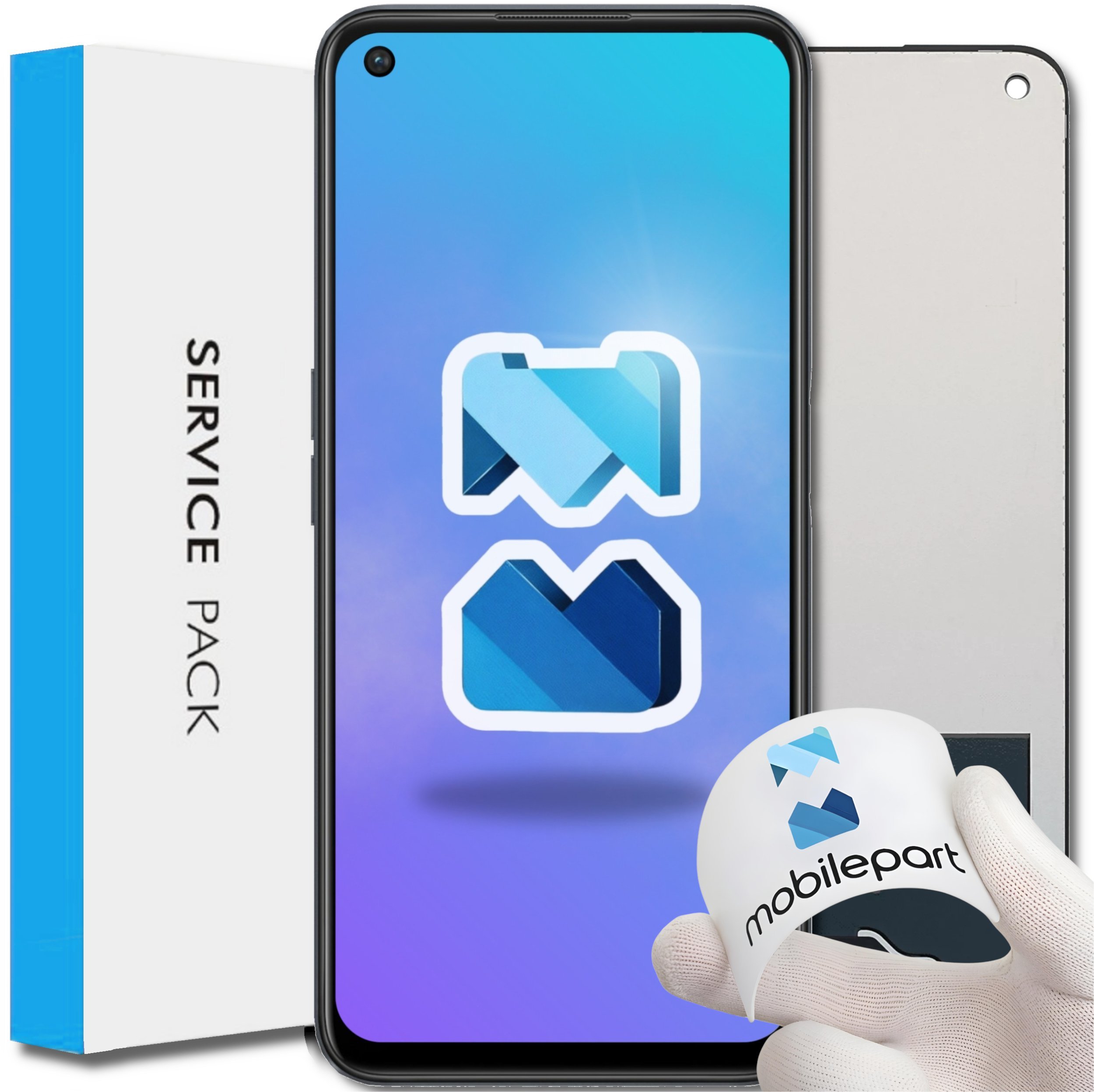 Bateria Mobilepart Wyświetlacz do OnePlus Nord CE 2 Lite 5G LCD CPH2409 Oryginał Mobilepart