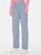 Spodnie damskie - ONLY Spodnie materiałowe Merle 15312896 Szary Wide Leg - miniaturka - grafika 1