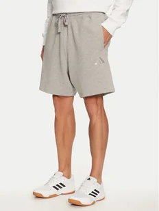 adidas Szorty sportowe ALL SZN French IY4152 Szary Regular Fit - Spodenki męskie - miniaturka - grafika 1
