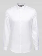 Koszule męskie - Koszula biznesowa z kołnierzykiem typu kent - miniaturka - grafika 1