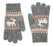 Rękawiczki - Rękawiczki Damskie Młodzieżowe Zimowe Ciepłe Casualowe Uniwersalne Dotykowe - miniaturka - grafika 1