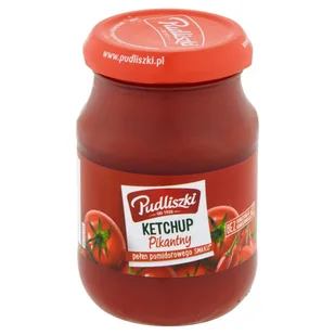 Pudliszki KETCHUP PIKANTNY 205G zakupy dla domu i biura 35980010 - Ketchup - miniaturka - grafika 1