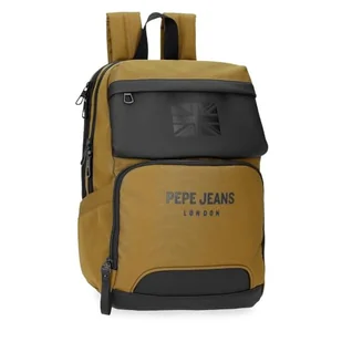 Pepe Jeans Bromley Plecak Na Laptopa 13,3 cala Żółty 25 x 37 x 12 cm Poliester 9L by Joumma Bags, Żółty, Talla única, plecak na laptopa - Torby na laptopy - miniaturka - grafika 1