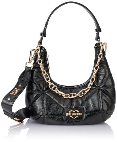 Love Moschino JC4156PP1LLQ0000, Torba Ręczna Damska, Czarny, Unikalne, Czarny, Taglia unica