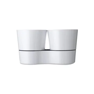 Rosti Mepal 108616030600 garnek Hydro na zioła Twin Biały z melaminy 27,3 x 13,7 x 22 cm 108616030600 - Inne naczynia kuchenne - miniaturka - grafika 9