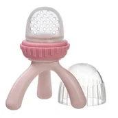 Gryzaki dla dzieci - B.Box Gryzak silikonowy do podawania pokarmu rózowy - miniaturka - grafika 1