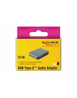Adaptery i przejściówki - Delock Adapter/przejściówka USB Type-C M > Minijack 3.5mm F + USB-A F - miniaturka - grafika 1