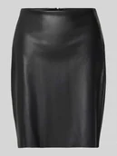 Spódnice - Spódnica mini z imitacji skóry model ‘DAGMAR’ - miniaturka - grafika 1