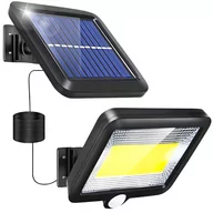 Lampy ogrodowe - LAMPA SOLARNA Z CZUJNIKIEM RUCHU 100 LED COB - miniaturka - grafika 1