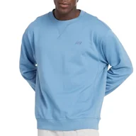 Bluzy sportowe męskie - Bluza New Balance MT41506HEB - niebieska - miniaturka - grafika 1