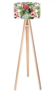 Macodesign Lampa podłogowa Biała róża chińska tripod-foto-425p, 60 W - Lampy stojące - miniaturka - grafika 1