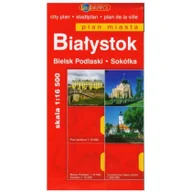 Atlasy i mapy - Białystok, Bielsk Podlaski, Sokółka plan miasta skala 1:16 500 - miniaturka - grafika 1