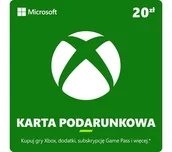 Kody i doładowania cyfrowe - Karta podarunkowa Xbox 20 zł [kod aktywacyjny] Obecnie dostępne tylko w sklepach stacjonarnych RTV EURO AGD - miniaturka - grafika 1