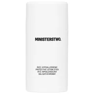 Balsamy i kremy do ciała - Ministerstwo Dobrego Mydła, hipoalergiczny balsam ochronny w sztyfcie, ryż, 75 g - miniaturka - grafika 1