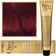 Farby do włosów i szampony koloryzujące - Fanola 5.606 Oro Puro Therapy Keratin Color 100 ML jasnobrązowy ciepły czerwony HC-18-49 - miniaturka - grafika 1