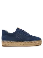 Espadryle damskie - LAUREN RALPH LAUREN Espadryle Luize 802959231001 Granatowy - miniaturka - grafika 1