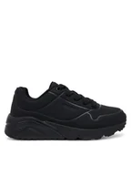 Buty dla chłopców - Skechers Sneakersy 403694L/BBK Czarny - miniaturka - grafika 1