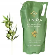 Mydła - Mydło W Płynie Linda Kremowe Do Rąk Zapas 1l Oliwka Olive Therapy Lux - miniaturka - grafika 1