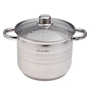 Garnek gastronomiczny wysoki stalowy 4,5L - Garnki - miniaturka - grafika 1