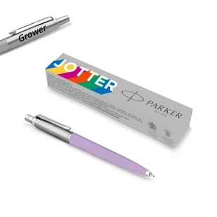 Długopis Parker Jotter Originals liliowy LILAC z grawerem - Zestawy piśmiennicze - miniaturka - grafika 1
