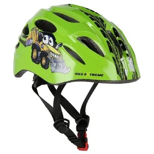 Nils EXTREME MTW01 LED ZIELONY ROZM. S (48-52 cm) KASK EXTREME 16-70-082 - Kaski rowerowe - miniaturka - grafika 1