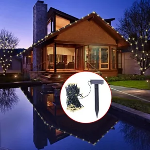 vidaXL Solarne dekoracyjne lampy LED (Świąteczne) - Oświetlenie świąteczne - miniaturka - grafika 1