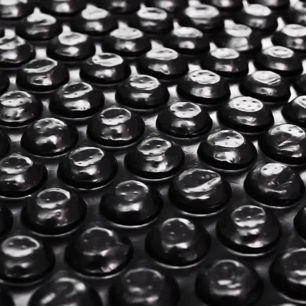 Czarna Pokrywa Solarna do Basenu z PE, Średnica 527 cm