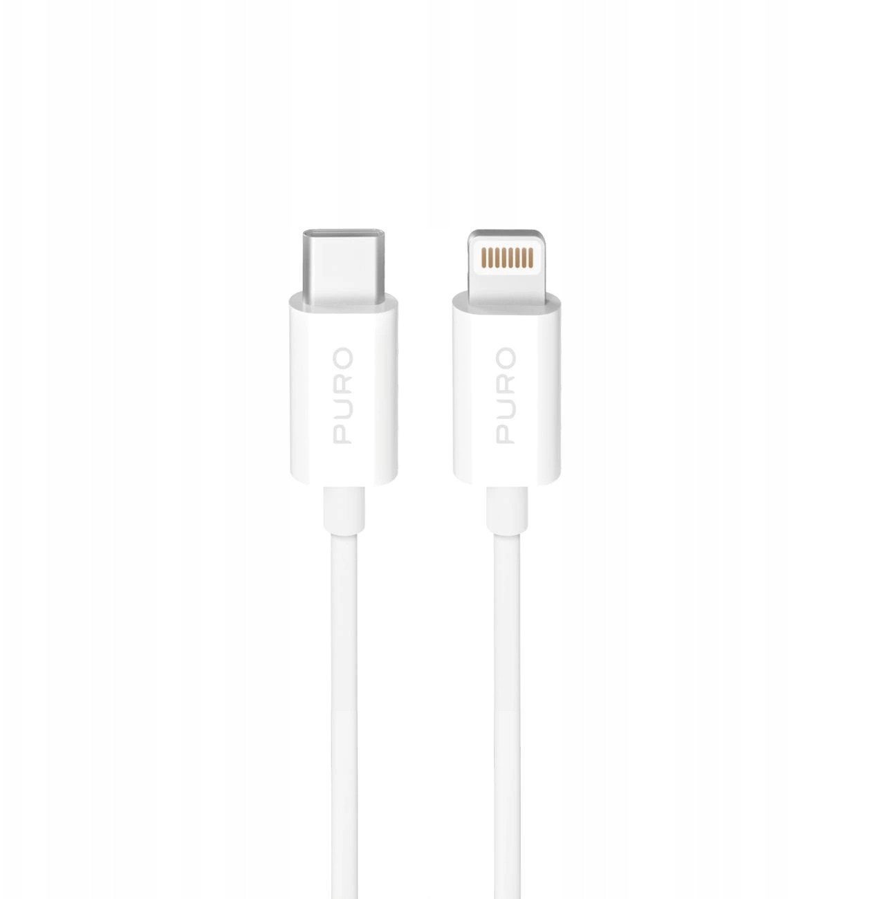 Kabel Puro TPE 20W USB-C - Lightning 2m - biały