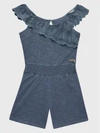 Kombinezony dla dzieci - Guess Kombinezon J3GK07 K6XN1 Niebieski Regular Fit - miniaturka - grafika 1