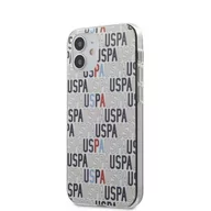 Etui i futerały do telefonów - U.s. polo assn US Polo USHCP12SPCUSPA6 iPhone 12 5,4" biały/white Logo Mania Collection - miniaturka - grafika 1