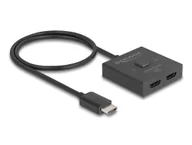 Inne akcesoria audio-wideo - DeLOCK Przełącznik HDMI 2 do 1 dwukierunkowego 8K - miniaturka - grafika 1
