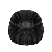 Pozostałe akcesoria kosmetyczne - Glov Curl Protecting Satin Hair Turban Black - miniaturka - grafika 1