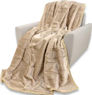 Koc Jednokolorowy Gładki Elway 03-51 - Jasno Beżowy - Koce - miniaturka - grafika 1