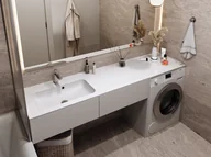 Umywalki - Umywalka DELLA 1900 L - miniaturka - grafika 1