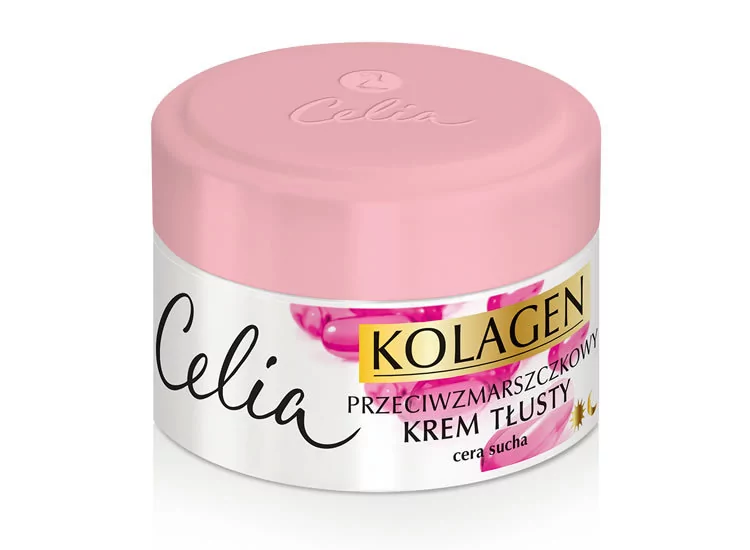 Celia Kolagen przeciwzmarszczkowy krem tłusty z witaminami 50ml