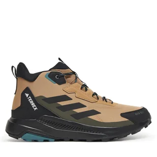 Trekkingi adidas Terrex Anylander Mid Rain.Rdy JQ9963 Brązowy - Buty trekkingowe męskie - miniaturka - grafika 1