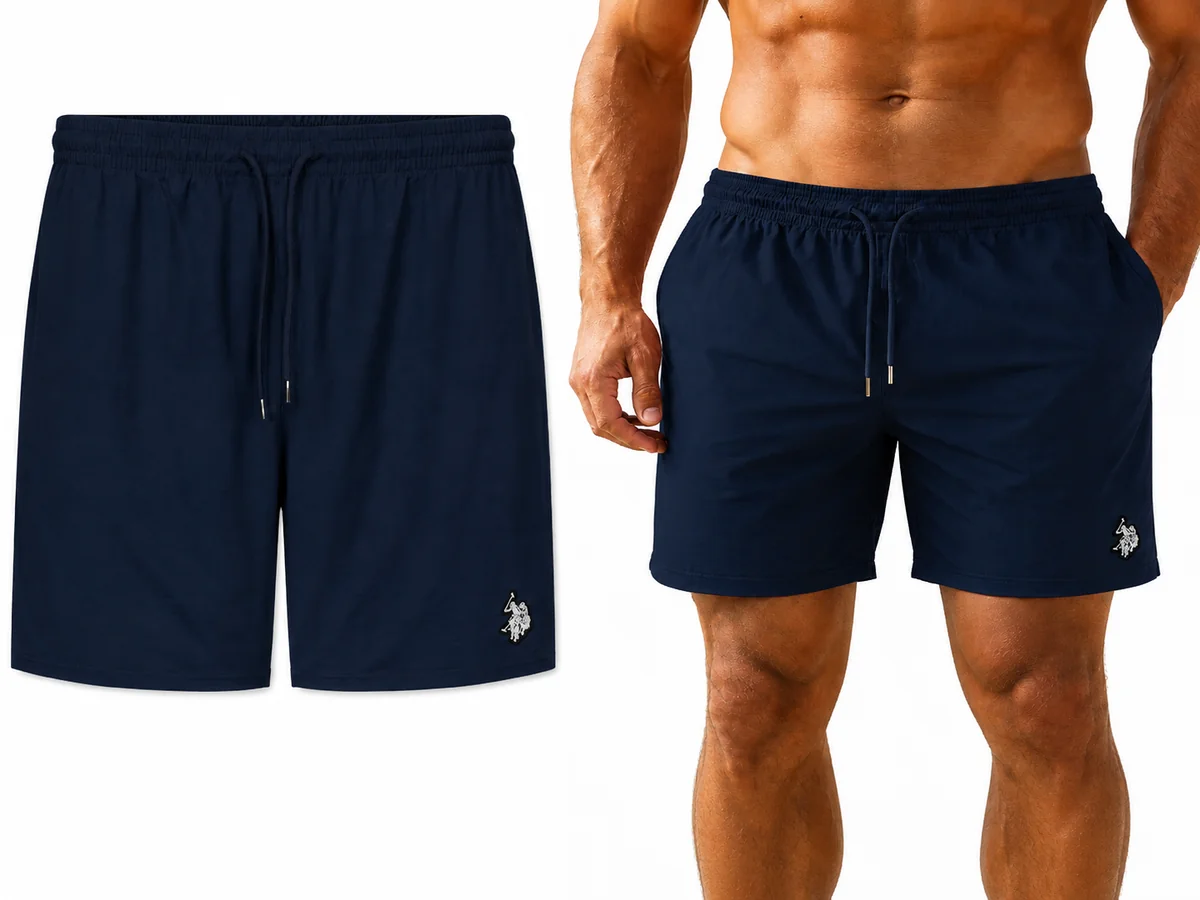 U.S. POLO ASSN. - MĘSKIE KĄPIELÓWKI - GRANATOWE XL