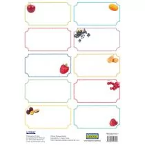 Naklejki Przyprawy Przetwory Owoce - Przybory szkolne - miniaturka - grafika 1