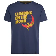 Koszulki sportowe męskie - Koszulka męska La Sportiva Moon Rock T-Shirt M Rozmiar: XL / Kolor: niebieski/biały - miniaturka - grafika 1