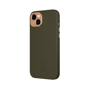 Moshi Napa MagSafe - Skórzane etui iPhone 14 Plus (Juniper Green) - Etui i futerały do telefonów - miniaturka - grafika 6