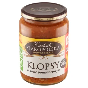 Kuchnia star. klopsy w sosie pomidorowym 700g - Szybkie dania obiadowe - miniaturka - grafika 1