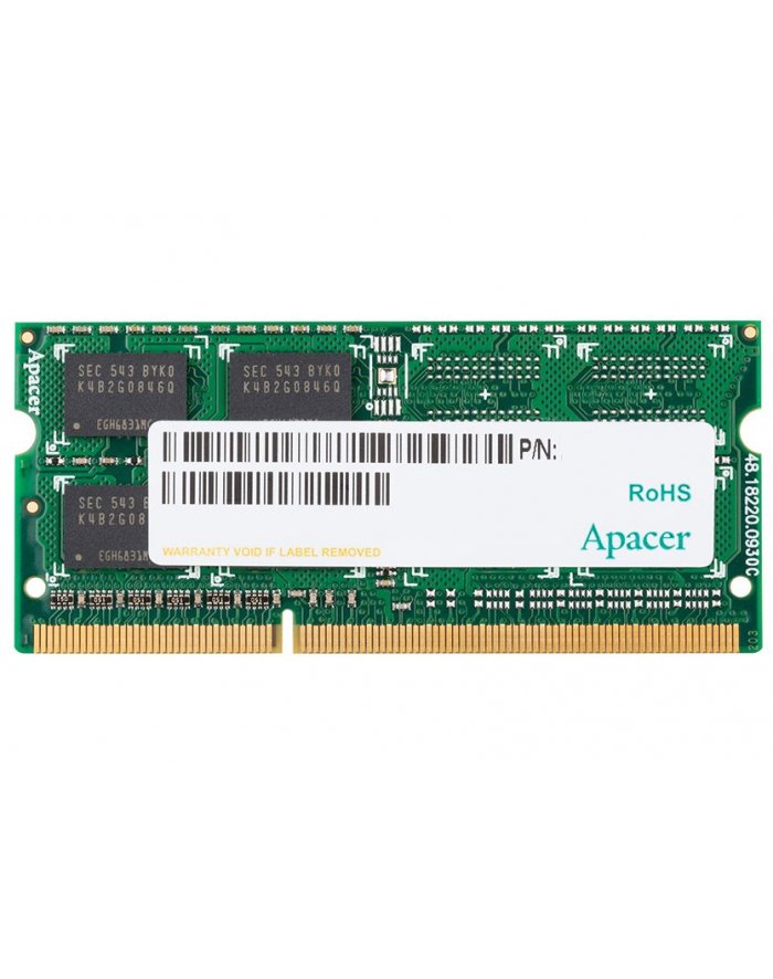 DDR3 APACER SODIMM 8GB 1600MHz PC3-12800 CL11 DS.08G2K.KAM