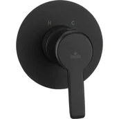 Baterie podtynkowe - Deante BQA N44L BAT ARNIKA NERO NATRYSKOWA PODTYNKOWA BEZ PRZEŁĄCZNIKA NATRYSKU wykończenie czarne - miniaturka - grafika 1