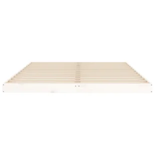 Lumarko Rama łóżka  biała  140x200 cm  lite drewno sosnowe - Łóżka - miniaturka - grafika 6