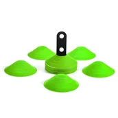 Piłka nożna - Yakimasport Wysepki, Stożek, Stożki, Kapturki, Grzybki Treningowe W 1 Kolorze Zielony - miniaturka - grafika 1